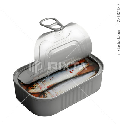 Open Can of Sardines Minimalist 3D Rendering in a Soft And Smooth Renderer Open Can of Sardines Minimalist 3D Rendering in a Soft And Smooth Renderer 128187189