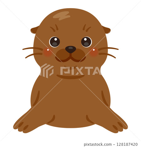 Sea lion illustration Sea lion illustration 128187420