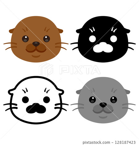 海獅臉圖示集 海獅臉圖示集 128187423