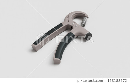Hand Grip Strengthener for Strength and Fitness Training. 3D Rendering. Hand Grip Strengthener for Strength and Fitness Training. 3D Rendering. 128188272