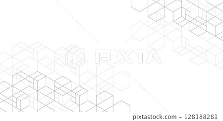 Technology background .Geometric lines.Abstract tech.Technical drawing.Vector illustration. 128188281