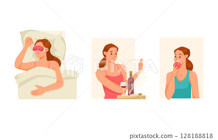 SelfCare Routine Focusing on Relaxation and Pampering with Various Techniques and Methods SelfCare Routine Focusing on Relaxation and Pampering with Various Techniques and Methods 128188818