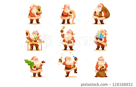 Enjoy Playful Santa Claus Illustrations that Bring Extra Christmas Fun and Joy to All Enjoy Playful Santa Claus Illustrations that Bring Extra Christmas Fun and Joy to All 128188852