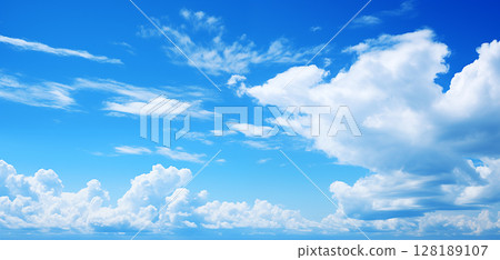 blue sky with white cloud background. white cloud with blue sky background. 128189107