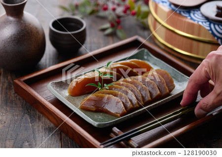 Highly fragrant Nara pickles, perfect as a side dish to go with sake or rice Highly fragrant Nara pickles, perfect as a side dish to go with sake or rice 128190030