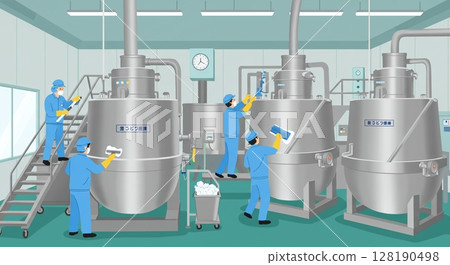 生產安全安心食品的清潔食品工廠 128190498