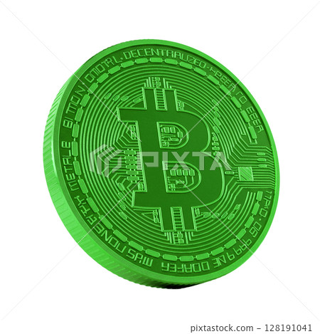 Bitcoin isolated on white background Bitcoin isolated on white background 128191041