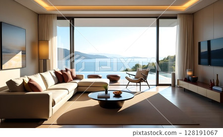 時尚豪華的別墅 128191067