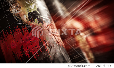 地震波在數位地球上追蹤板塊邊界 地震波在數位地球上追蹤板塊邊界 128191943