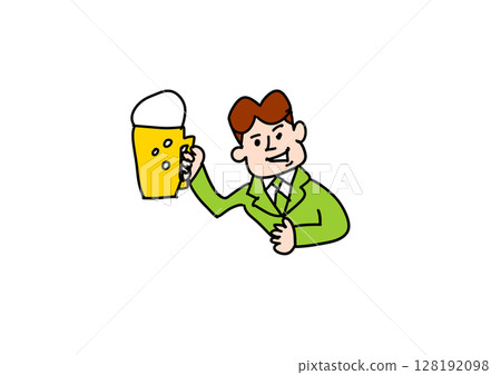 用啤酒敬酒 128192098