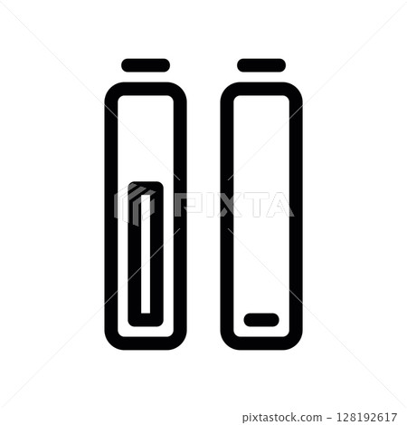 Two Battery Level Indicators for Charge or Progress Status 128192617
