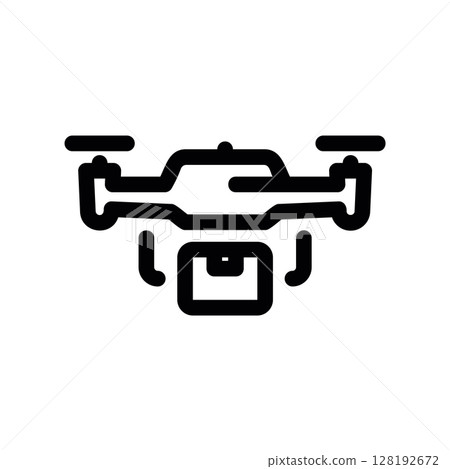 Unmanned Aerial Vehicle Delivering a Package with Advanced Technology 128192672