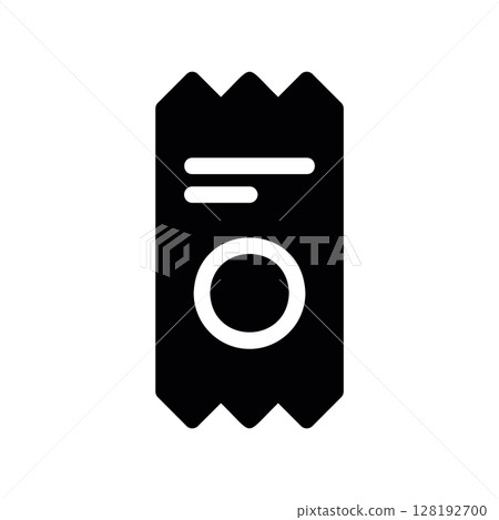 Receipt or Bill with Circular Item Representation for Transaction Record 128192700