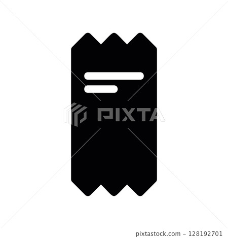 Generic Receipt or Bill Document for Financial Transaction Records 128192701