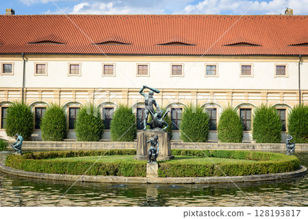 Waldstein Garden and Wallenstein Palace that houses the Senate of the Czech Republic in Prague Waldstein Garden and Wallenstein Palace that houses the Senate of the Czech Republic in Prague 128193817