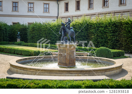 Waldstein Garden and Wallenstein Palace that houses the Senate of the Czech Republic in Prague Waldstein Garden and Wallenstein Palace that houses the Senate of the Czech Republic in Prague 128193818