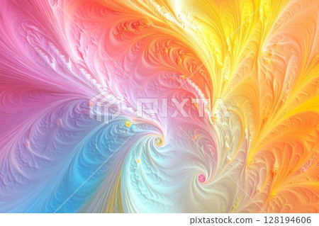 A delicate digital artwork with swirling patterns in soft, dreamy pastel hues A delicate digital artwork with swirling patterns in soft, dreamy pastel hues 128194606