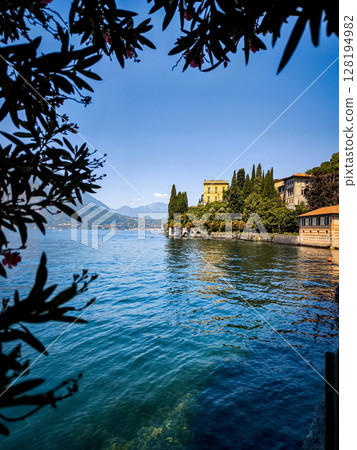 Lush Botanical Garden of Villa Monastero Overlooking Lake Como: Elegant Historic Estate Surrounded by Mediterranean Flora and Alpine Scenery Lush Botanical Garden of Villa Monastero Overlooking Lake Como: Elegant Historic Estate Surrounded by Mediterranean Flora and Alpine Scenery 128194982