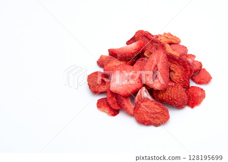 Dried strawberries, dried strawberries, copy space Dried strawberries, dried strawberries, copy space 128195699