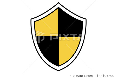 Security shield, burglar and home security icon 128195800