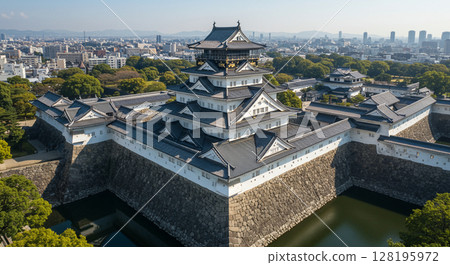 日式城堡 128195972