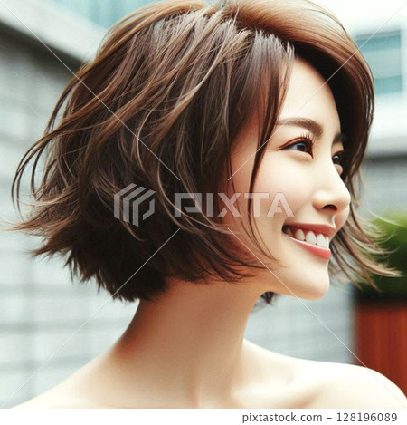 短髮女人的簡介 128196089