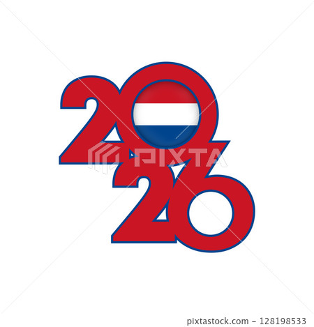 2026 banner with Netherlands flag inside. 2026 banner with Netherlands flag inside. 128198533