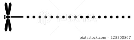 白蜻蜓的卡通符號 128200867