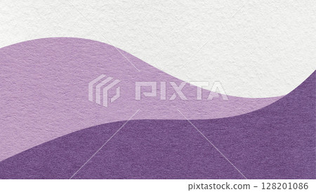 Abstract white, violet and purple texture paper background, wavy gradient. Wave pattern with copy space for banner 128201086