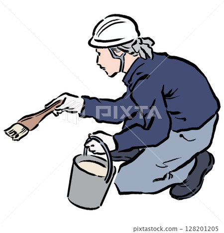 Ukiyo-e style artisan color_01 128201205