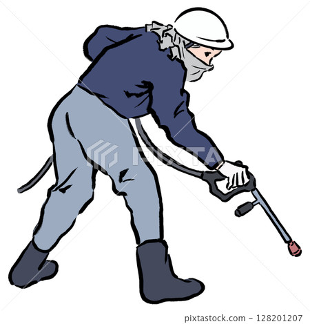 Ukiyo-e style artisan color_03 Ukiyo-e style artisan color_03 128201207