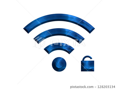 藍色 Wi-Fi 符號插圖,帶有開啟的鎖狀 Wi-Fi 圖示象形圖 藍色 Wi-Fi 符號插圖,帶有開啟的鎖狀 Wi-Fi 圖示象形圖 128203134