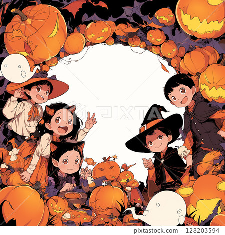 [對話泡泡] 有趣的萬聖節背景，有留言空間 128203594