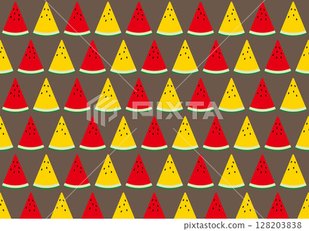 切西瓜背景（棕色） 128203838