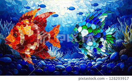 海草熱帶魚 128203917