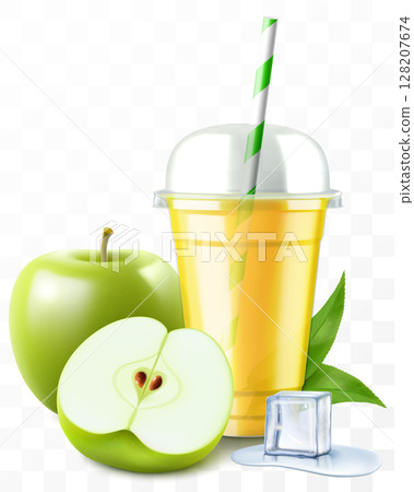 a glass of juice 128207674