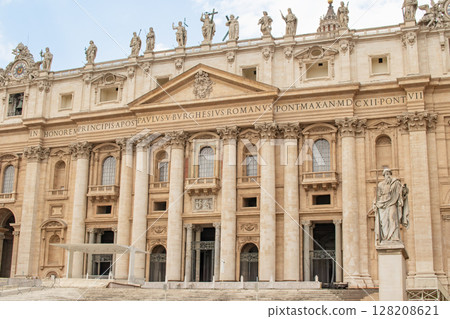 St. Peter's Basilica In Vatican. Rome. Italy. St. Peter's Basilica In Vatican. Rome. Italy. 128208621