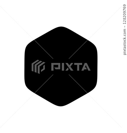 Soft Hexagon Label Shape. Minimal Blank Badge For App Icon, Tag, Emblem Or Sale Sticker. Smooth Rounded Edges For Modern Design, Logo Frame and Background Or UI Element. Vector Illustration. Soft Hexagon Label Shape. Minimal Blank Badge For App Icon, Tag, Emblem Or Sale Sticker. Smooth Rounded Edges For Modern Design, Logo Frame and Background Or UI Element. Vector Illustration. 128209769
