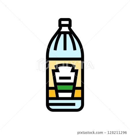 vinegar condiment color icon vector illustration 128211296