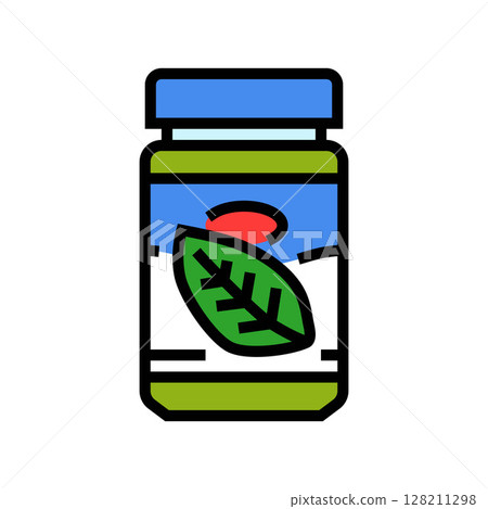 pesto condiment color icon vector illustration 128211298