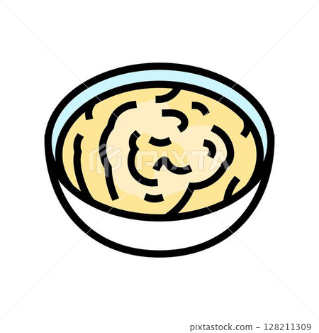 aioli condiment color icon vector illustration 128211309