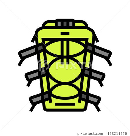 deck bag kayak water trip tourism color icon vector illustration deck bag kayak water trip tourism color icon vector illustration 128211556
