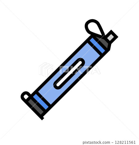portable water filter water trip tourism color icon vector illustration 128211561