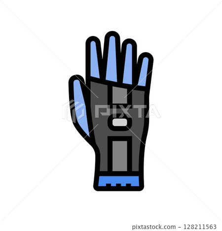 neoprene gloves water trip tourism color icon vector illustration neoprene gloves water trip tourism color icon vector illustration 128211563