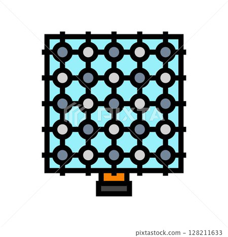 sensor array social robotics color icon vector illustration sensor array social robotics color icon vector illustration 128211633