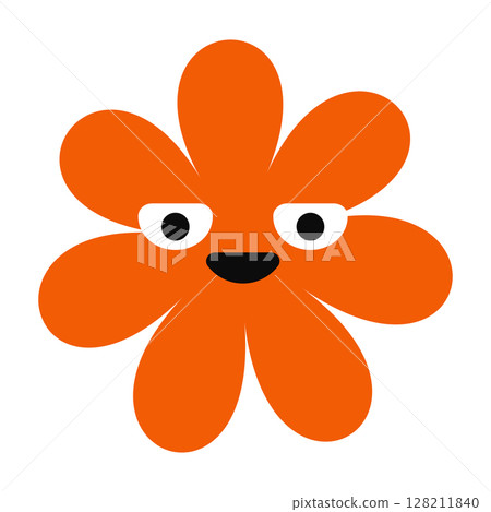 Indifferent floral emoji with tired eyes and a clean, flat style. A stylized, modern design blending humor and simplicity. Indifferent floral emoji with tired eyes and a clean, flat style. A stylized, modern design blending humor and simplicity. 128211840