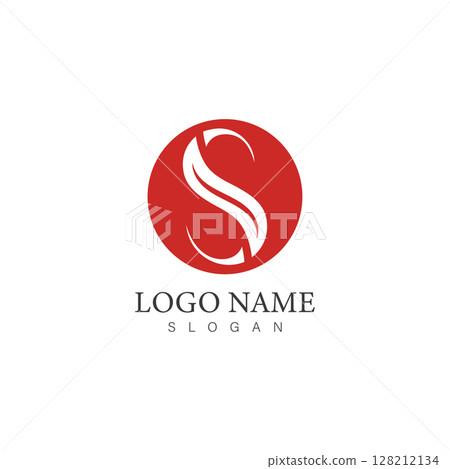 S letter logo Business corporate 128212134