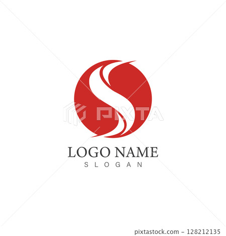 S letter logo Business corporate 128212135