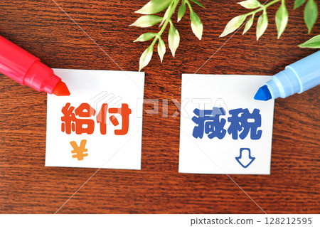 福利與減稅政策選擇對比圖 128212595