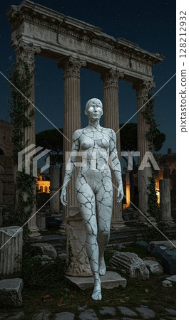 Italian Monsters (Moving Stone Statues) 128212932